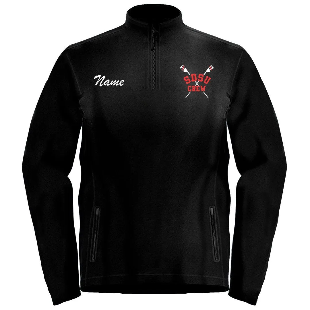 1/4 Zip SDSU Crew Fleece Pullover