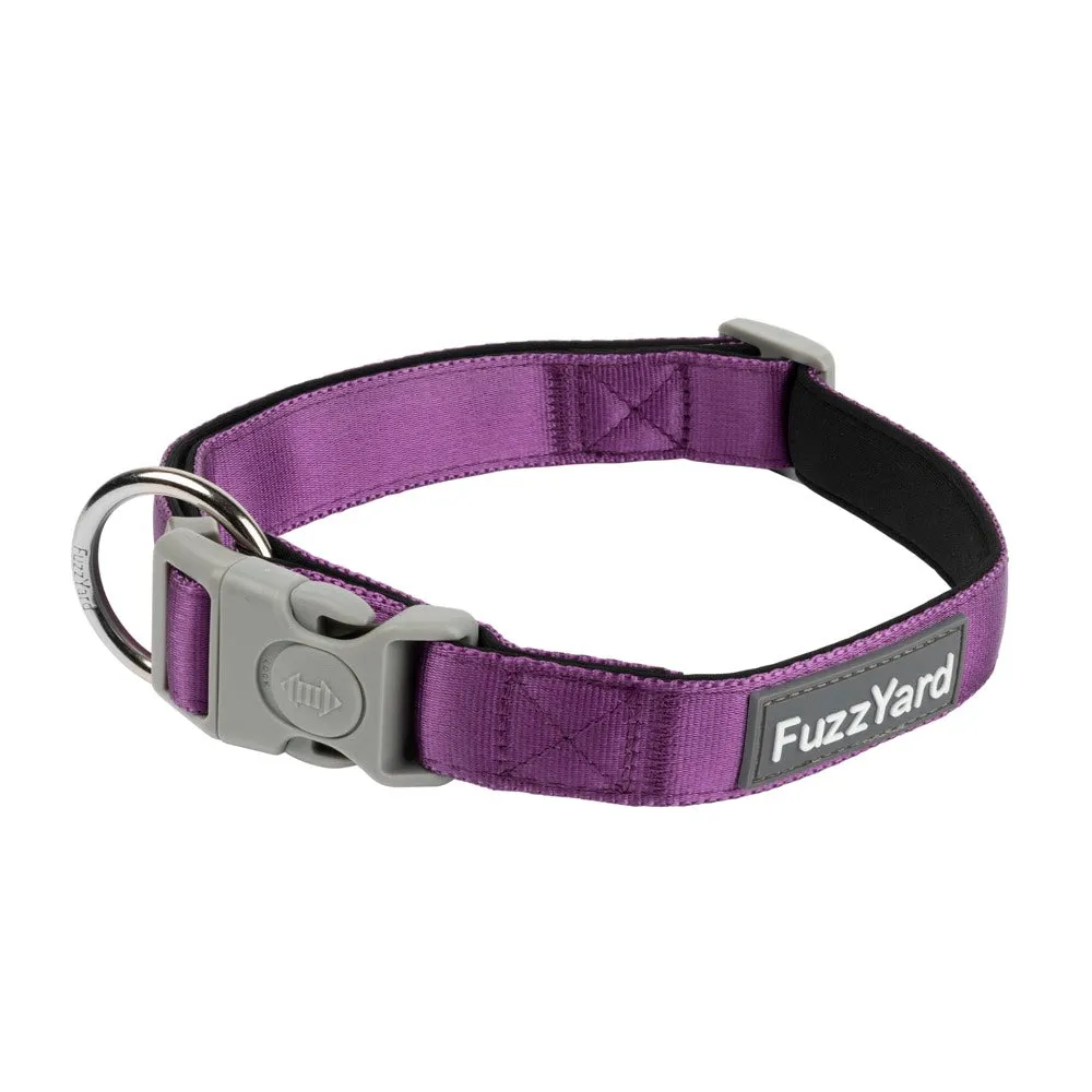 15% OFF: FuzzYard Dog Collar (Grape)