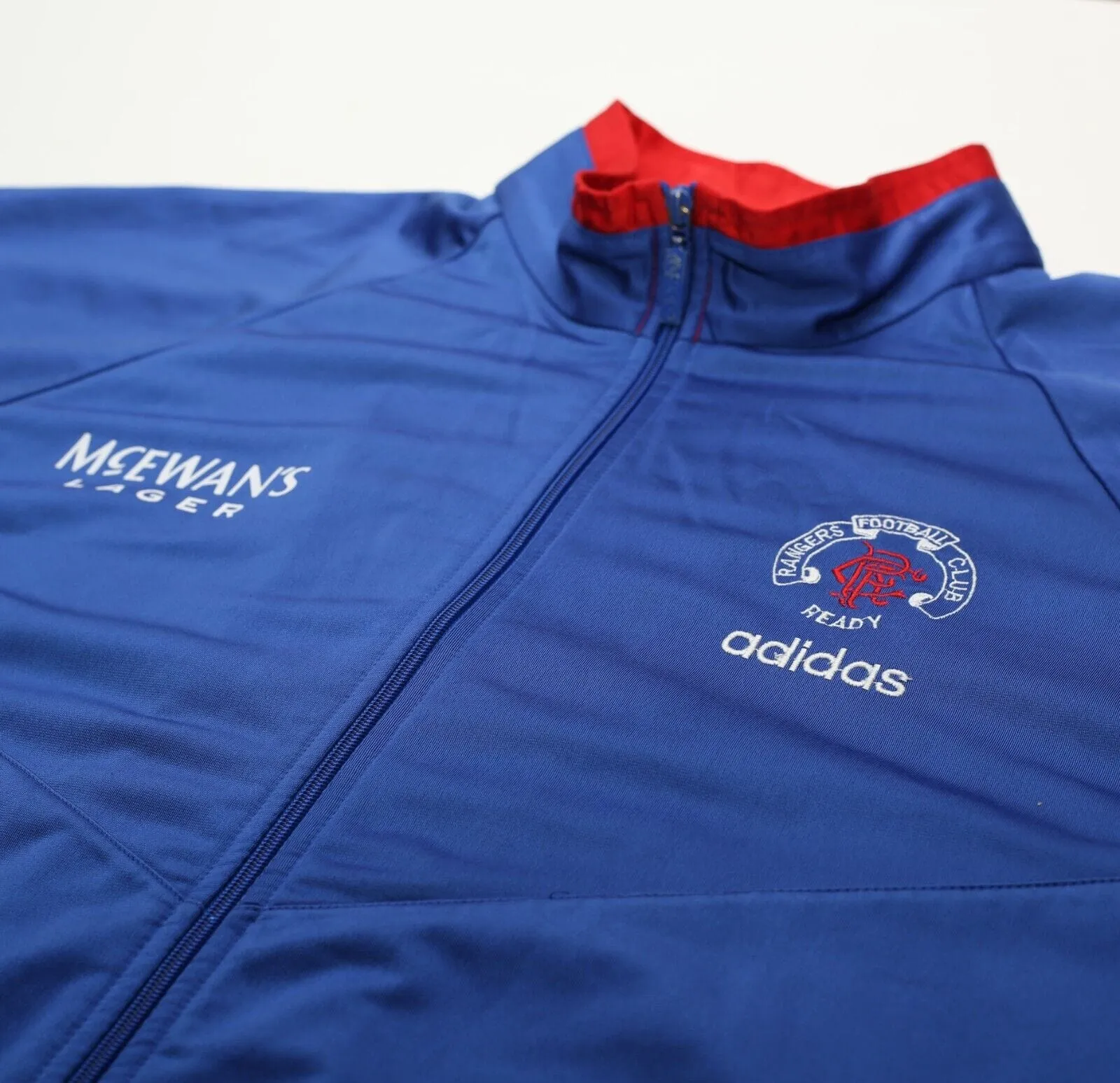 1992/94 RANGERS Vintage adidas Football Track Top Jacket (XL)