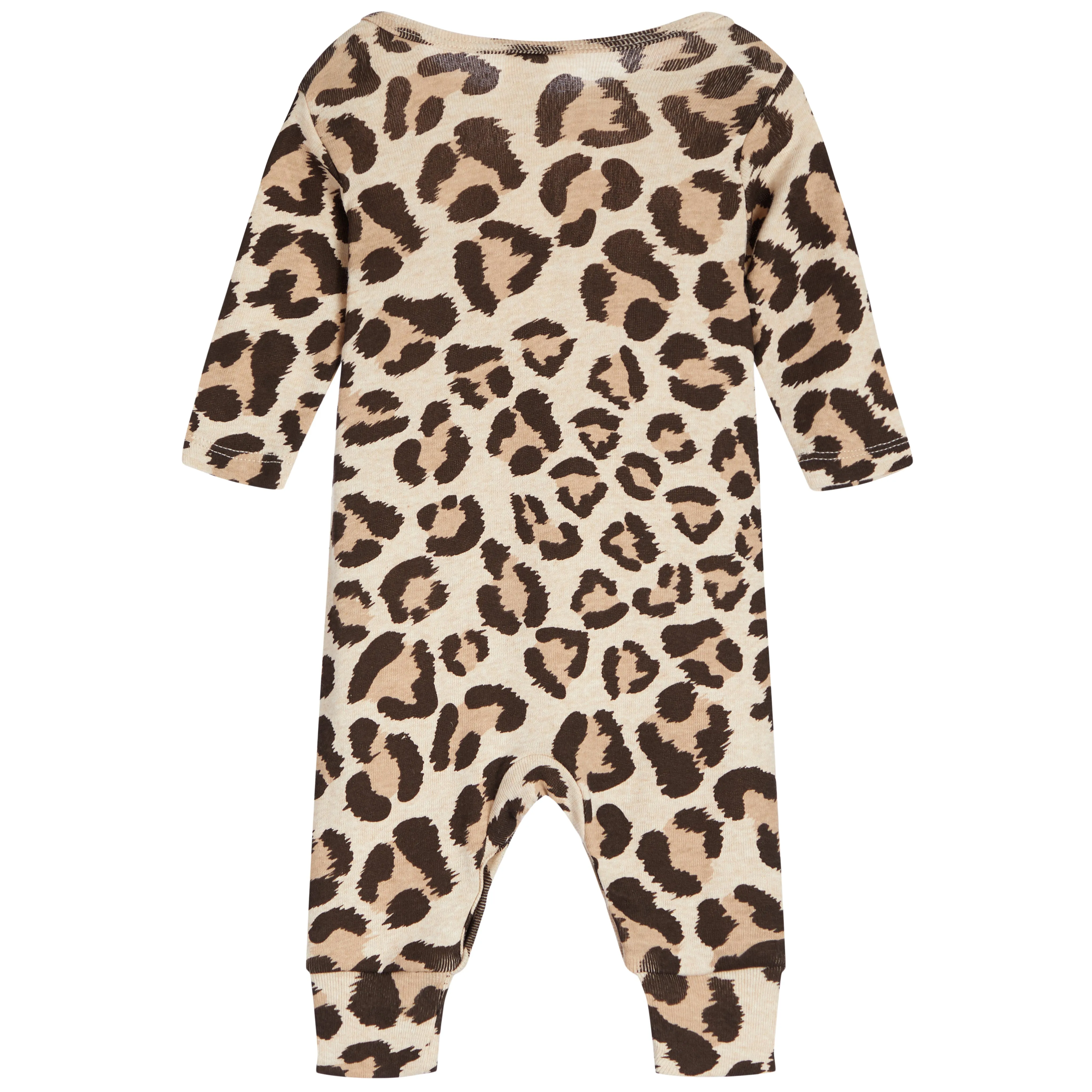 2 pc Leopard Romper & Headband Set