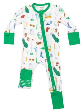 2-Way Zip Romper, Golf Club