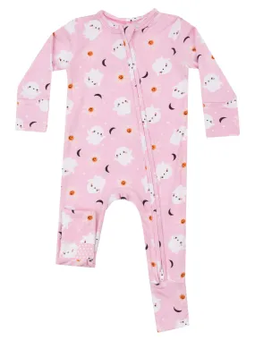 2-Way Zip Romper, Spooky Ghost