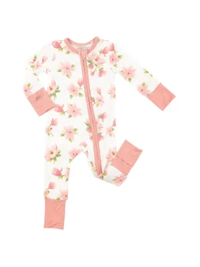 2-Way Zip Romper, Sweet Magnolias