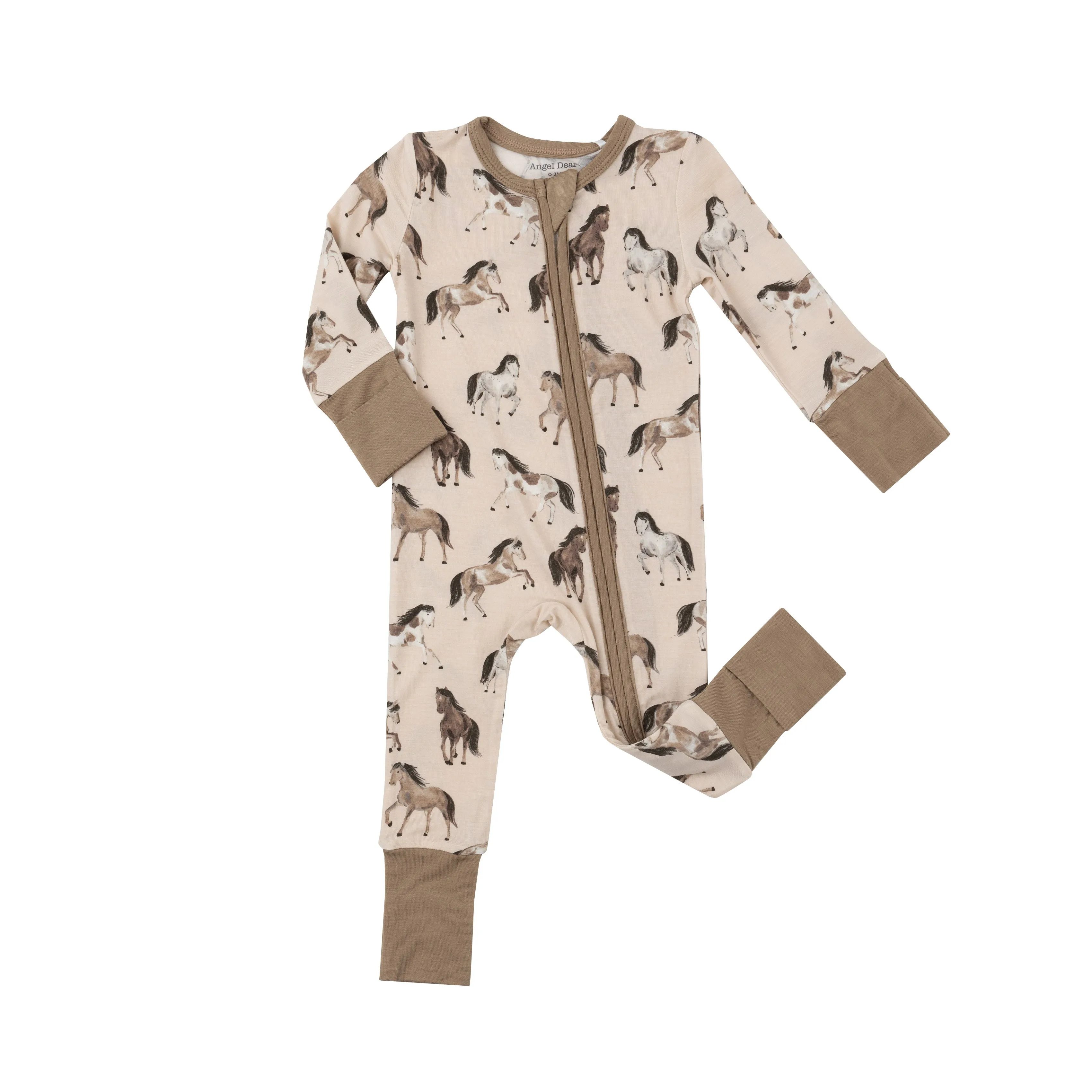 2 Way Zipper Romper - Horses