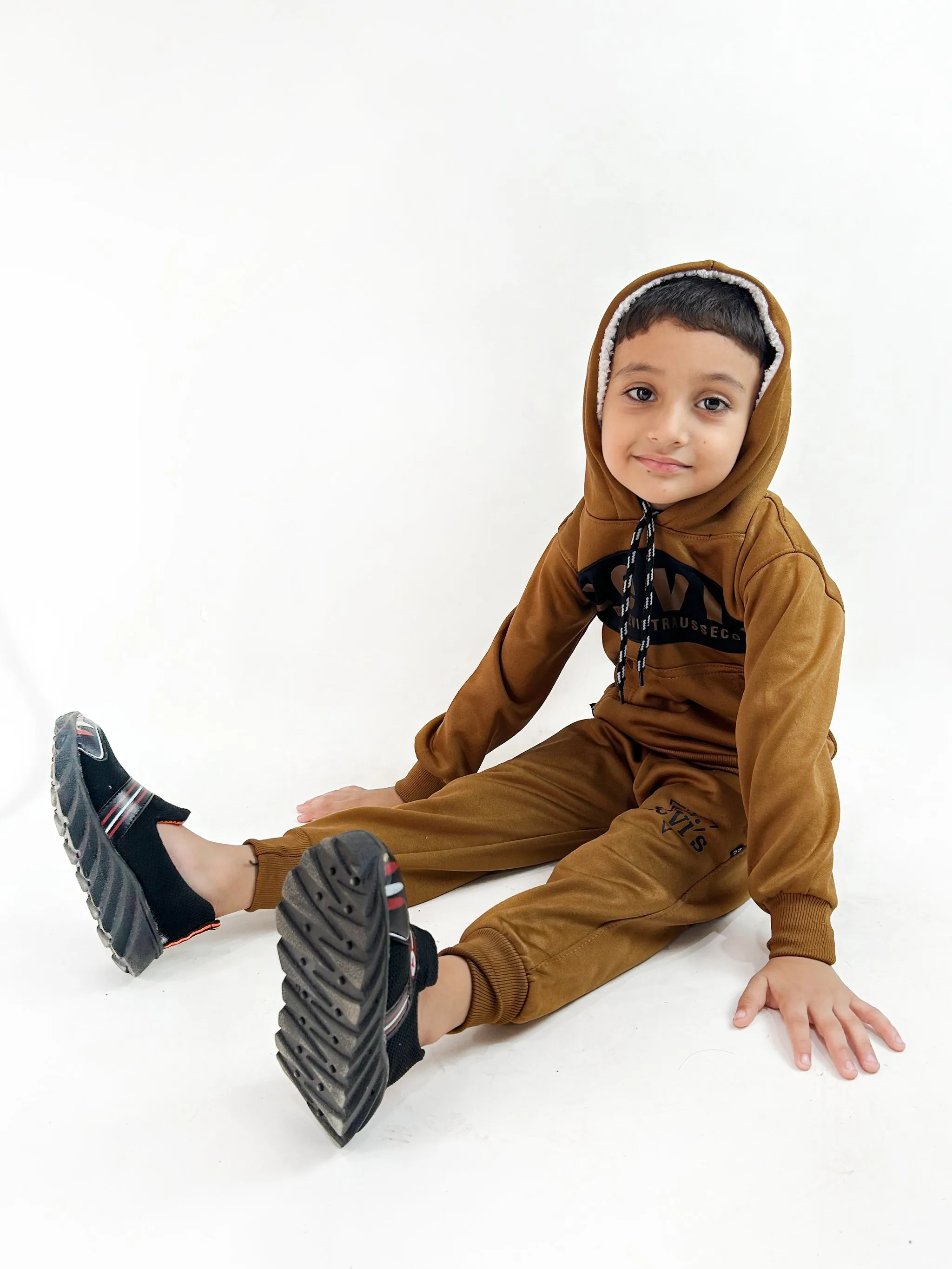 4Yr - 7Yrs Brown Track Suit For Boys AH KTR33