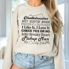 90's Country Vibes Sweatshirt