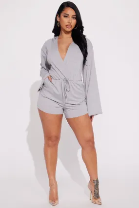 Alazne Romper - Heather Grey