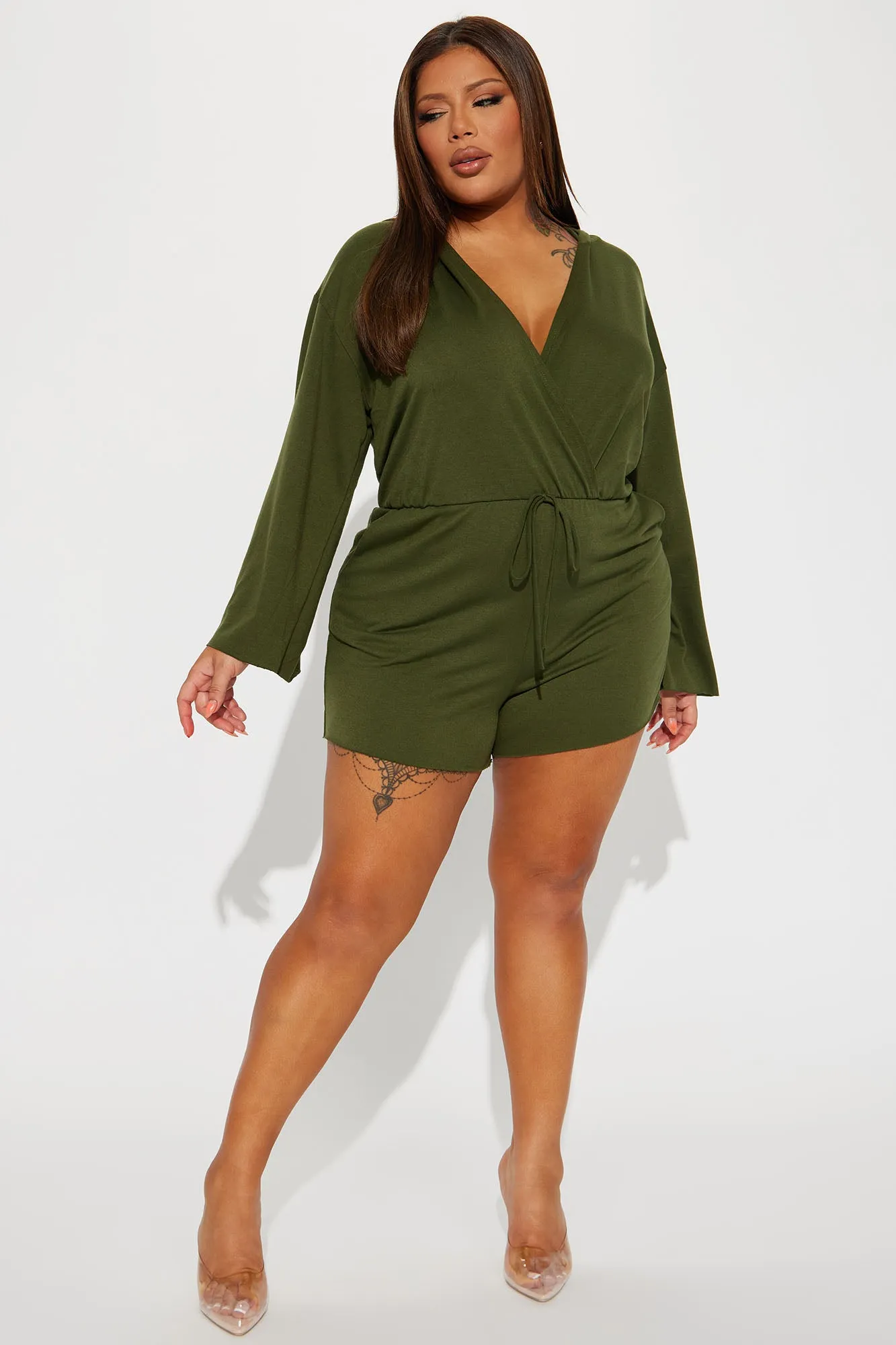 Alazne Romper - Olive