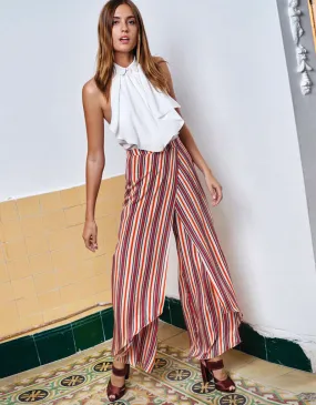 Alexis Austin Pant in Multicolor Stripes