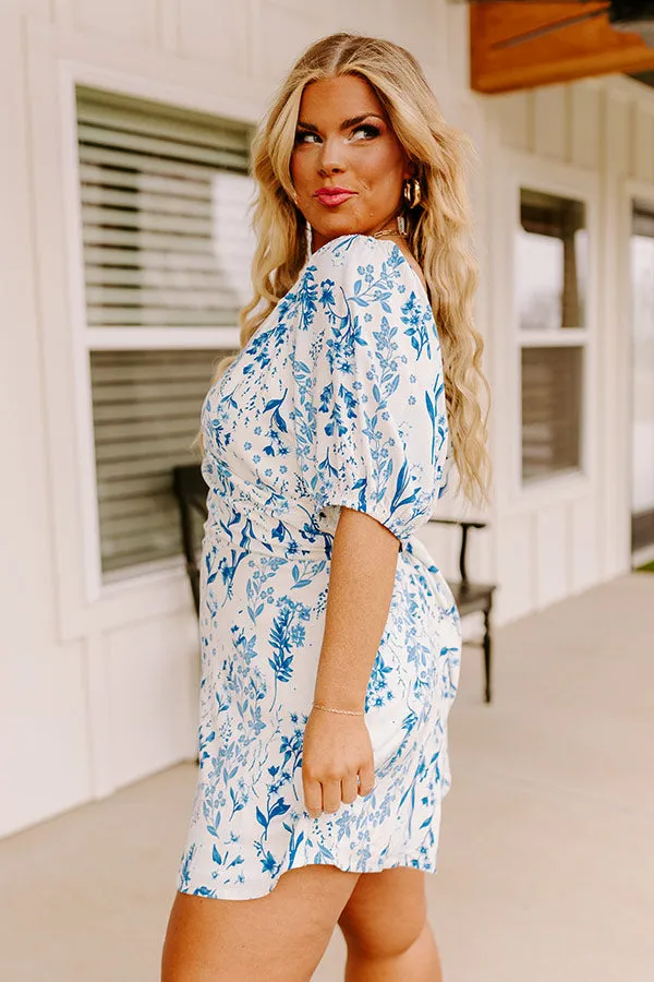 All The Allure Floral Romper Curves