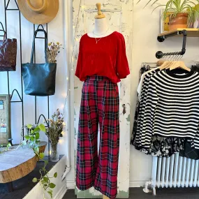 Allison Wonderland // Katherine Pant Red Plaid