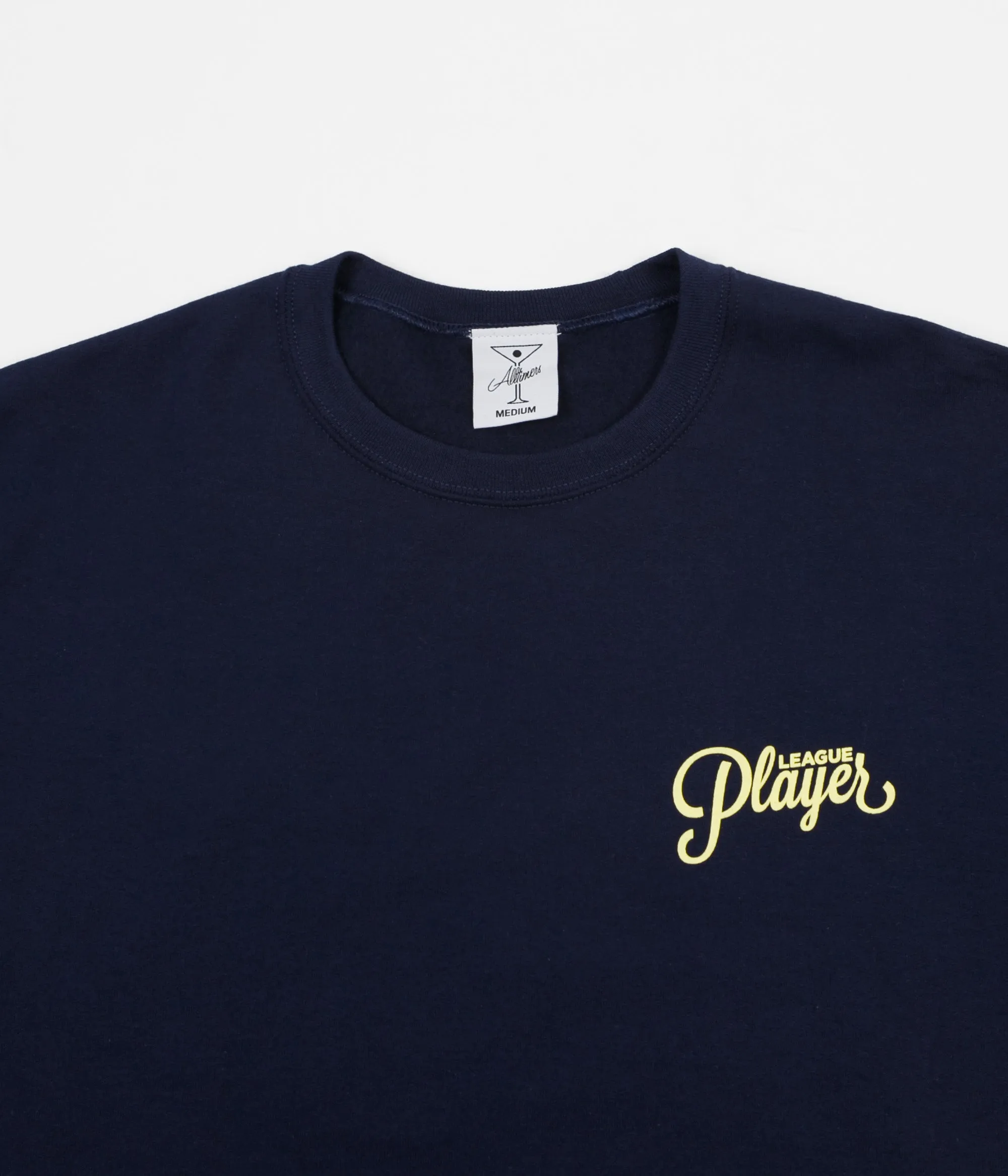 Alltimers League Player Crewneck Sweatshirt - Navy