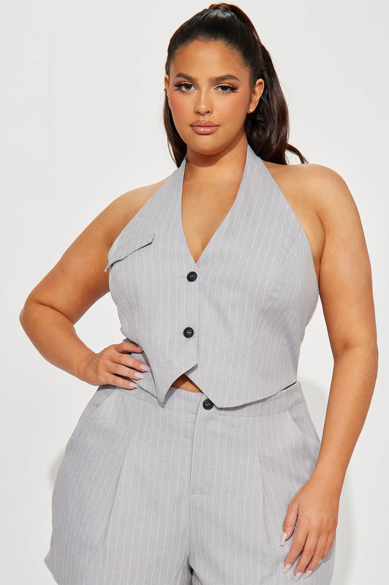 Almost 5 O Clock Romper - Grey