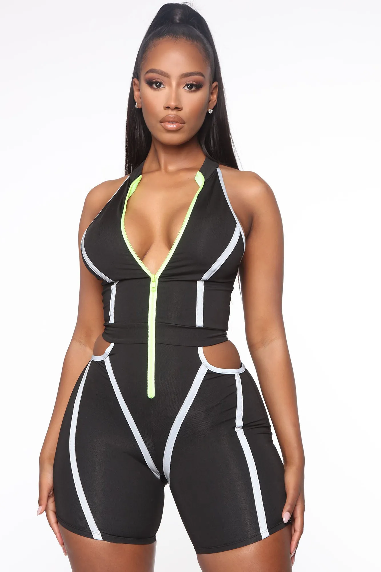 Always In Sport Romper - Black