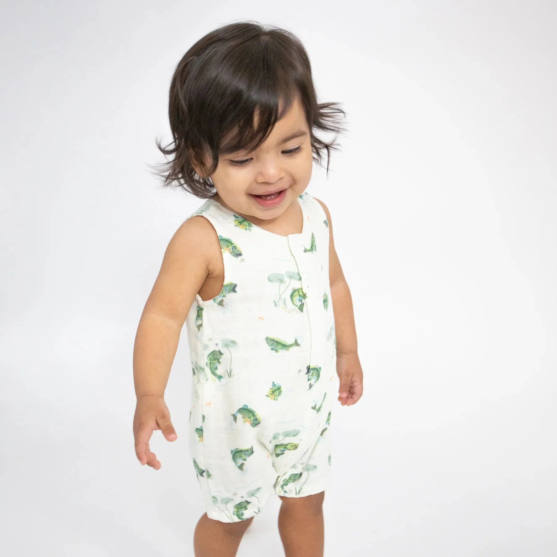 ANGEL DEAR BASS SHORTIE ROMPER