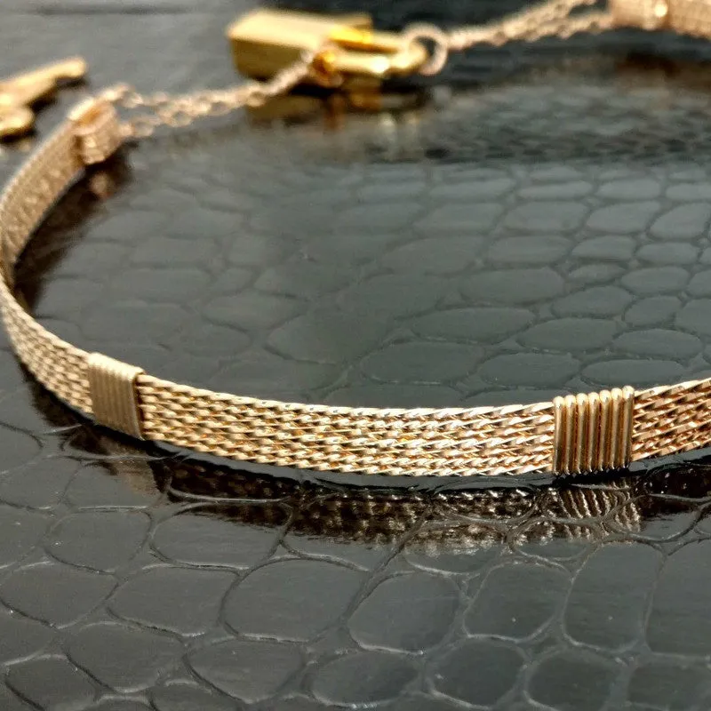 ASHANTI Slim Collar, 14K Gold Filled