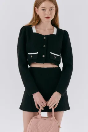 Ashley Tweed Cropped Jacket