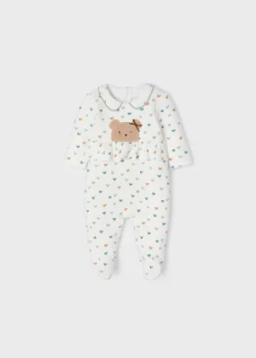 Baby Girls Padded Warm Cotton Romper | Mayoral