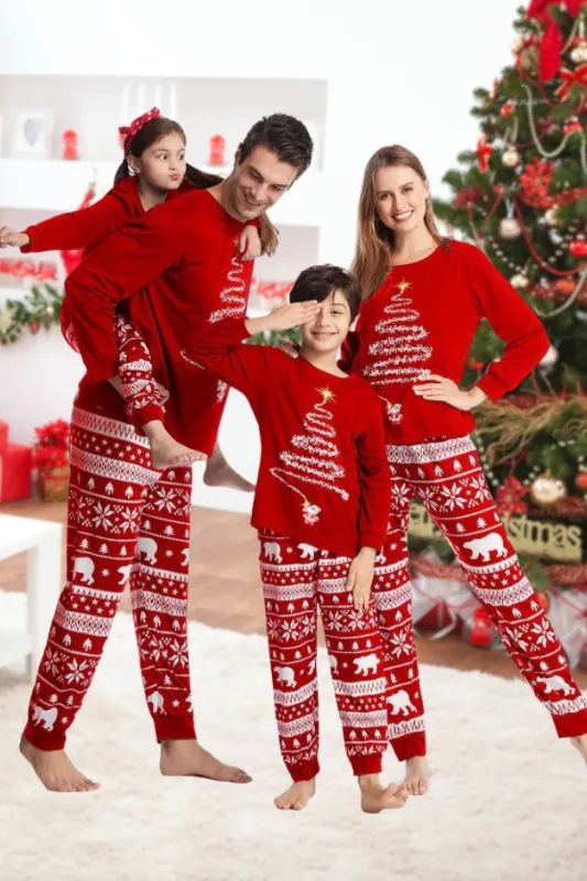 Baby Home for the Holidays Christmas Print Pajamas