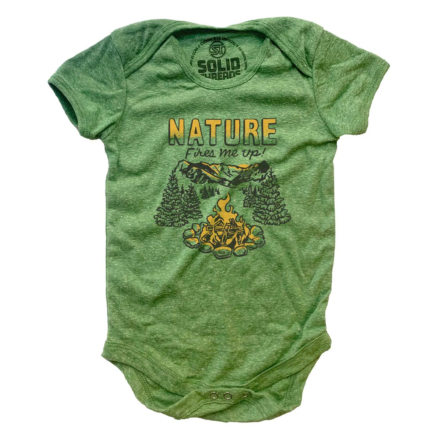 Baby Nature Fires Me Up One Piece Romper