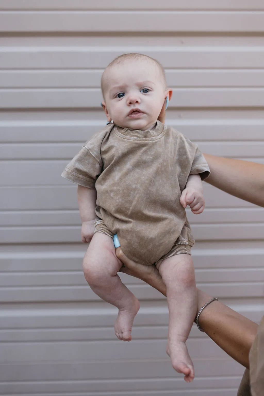 Baby Romper | Vintage Washed Espresso