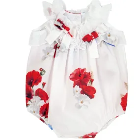 BALLOON CHIC -Poppy Romper - Red