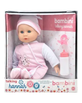 Bambini Talking Hannah Doll