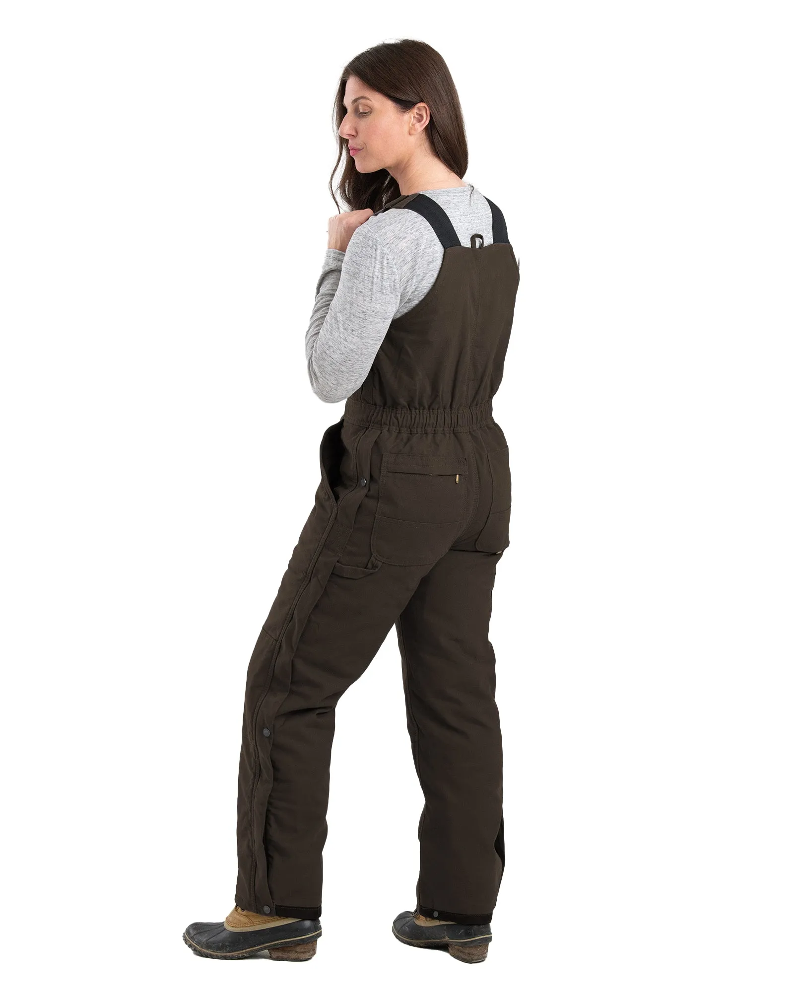 Berne Softstone Duck Insulated Bib Overall - Womens