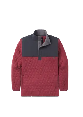 Bighorn Quilted Pullover Crimson