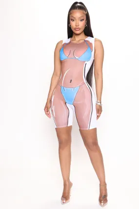 Bikini Body Romper - Royal