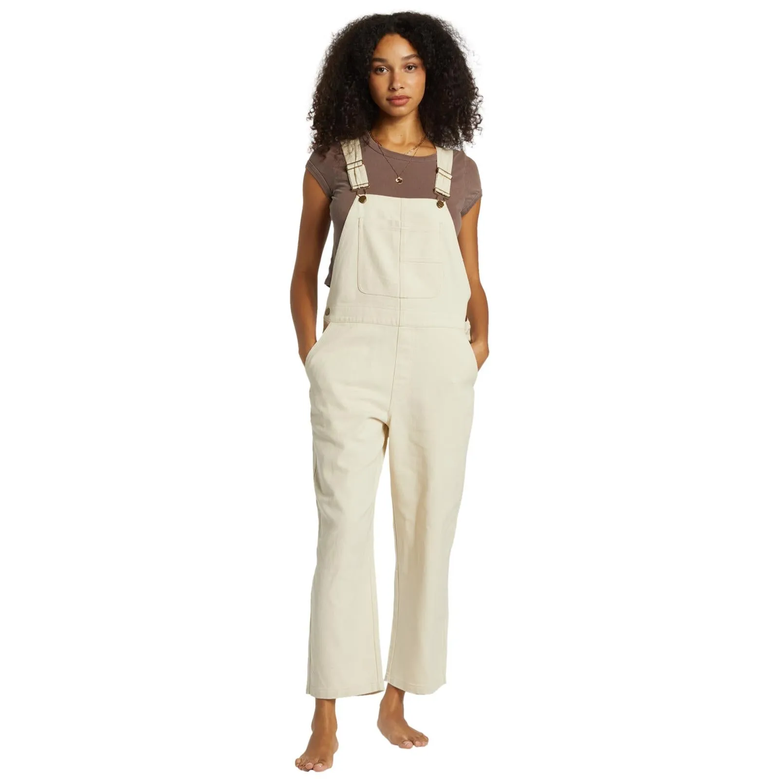 Billabong Womens Sand Canyon Denim Overall Dungarees