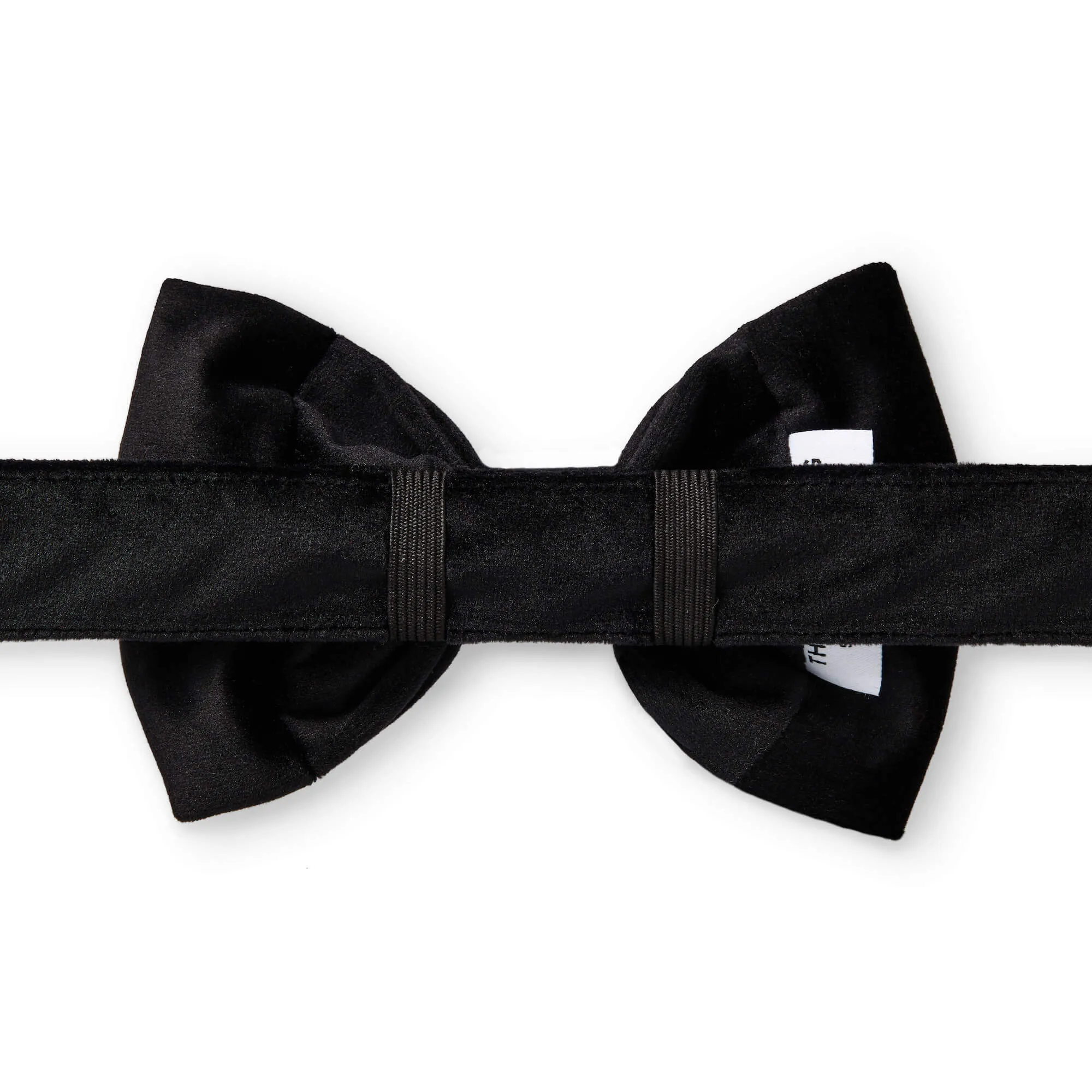 Black Velvet Bow Tie Collar