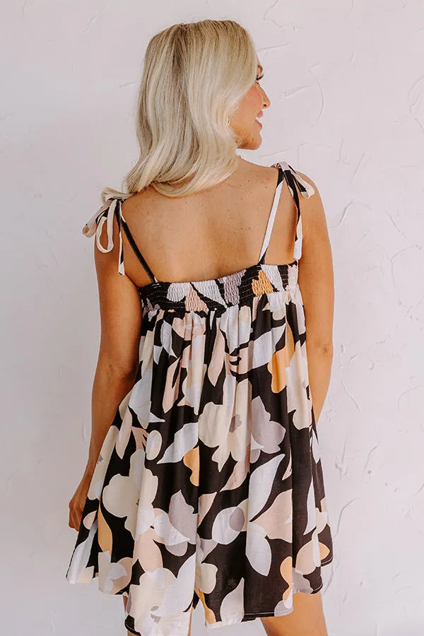 Bloom With A View Romper In Black