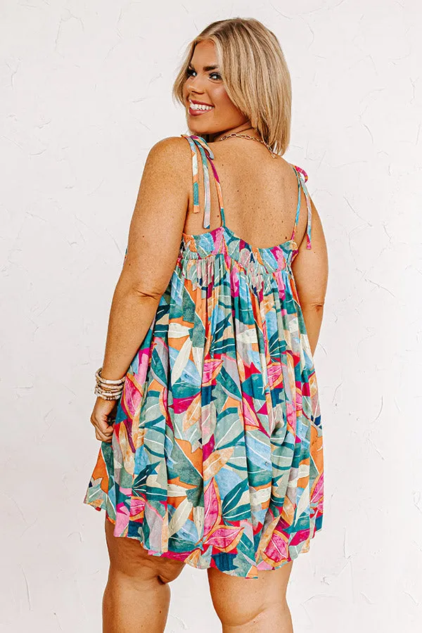 Bloom With A View Romper In Green Curves