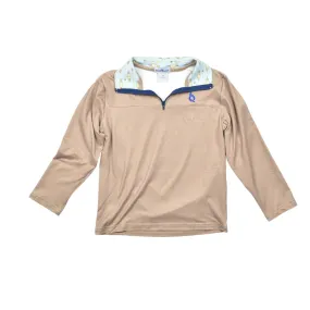 Blue Quail Clothing Co. 1/4 Zip Performance Pullover - Khaki