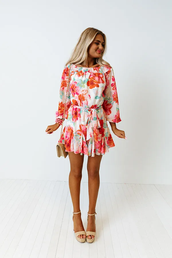 Boat To Bermuda Floral Romper