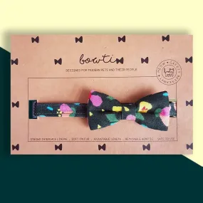 Bowtix Handmade Cat Collar With Removable Bowtie - Kukki Kukkii Meadow