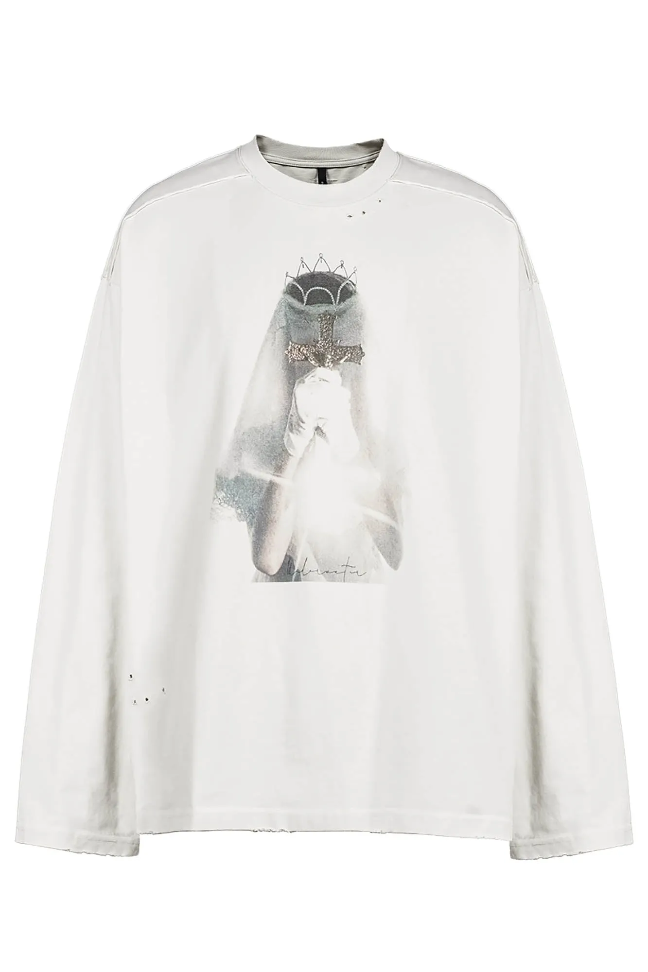 Bridal Print Sweatshirt White