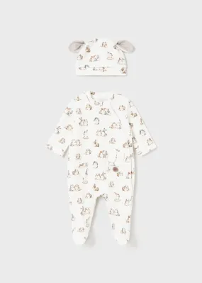 Bunny Baby Romper & Hat