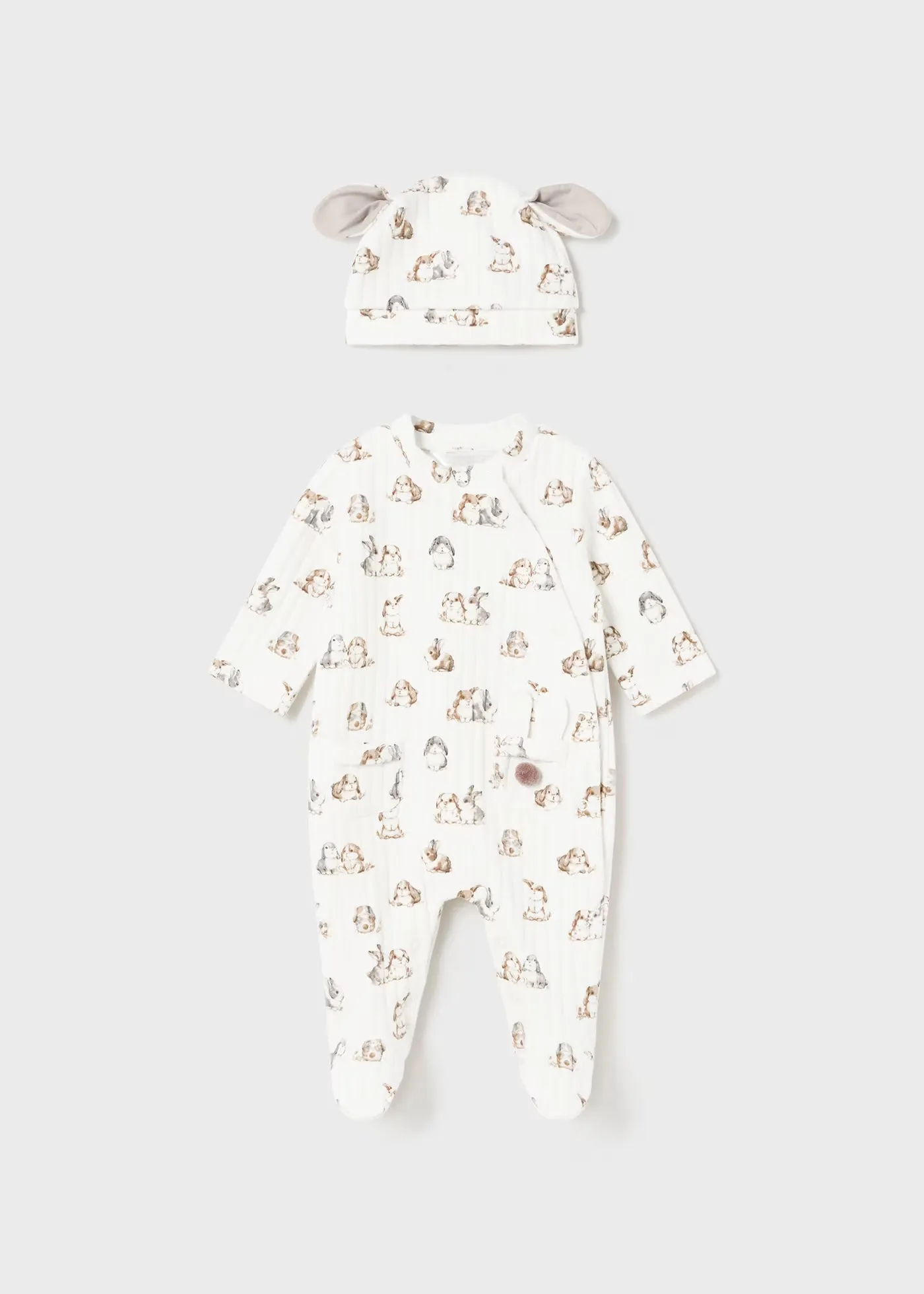 Bunny Baby Romper & Hat