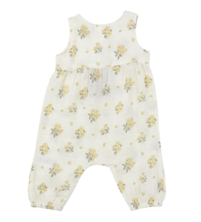 Buttercup Bouquets Front Opening Romper