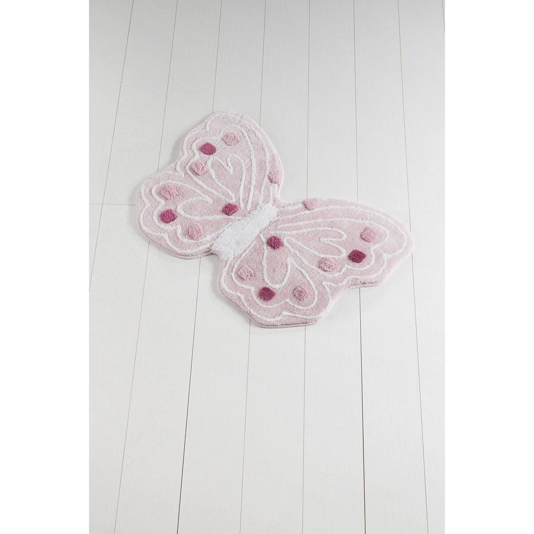 Butterfly Pink  Bath Mat