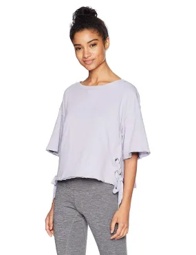 Calvin Klein Performance Women's Side Tie Drape Sleeve Oversized Top M