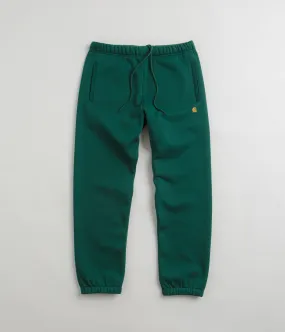 Carhartt Chase Sweatpants - Chervil / Gold