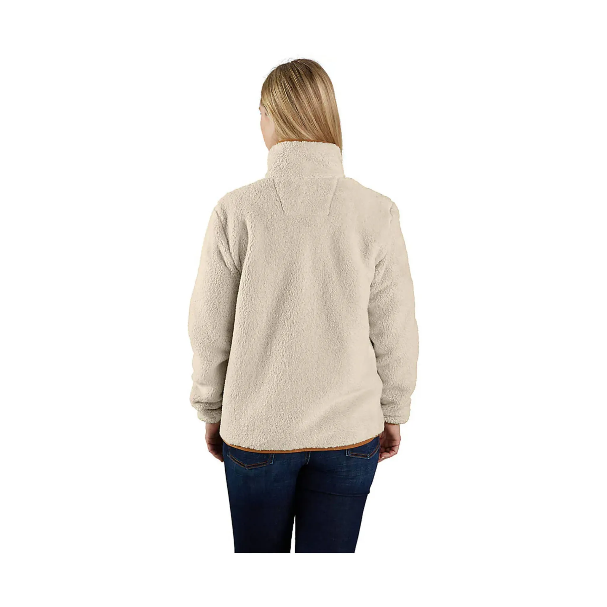 Carhartt Women's Loose Fit Fleece Pullover - Oat Milk