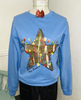 CHRISTMAS STAR SWEATSHIRT