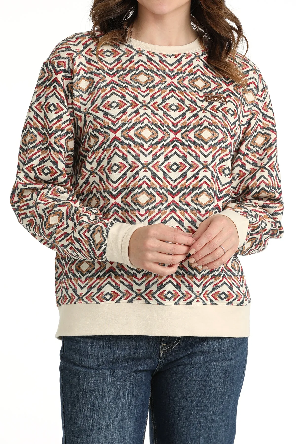 Cinch Women's Multi French Terry Sweatshirt