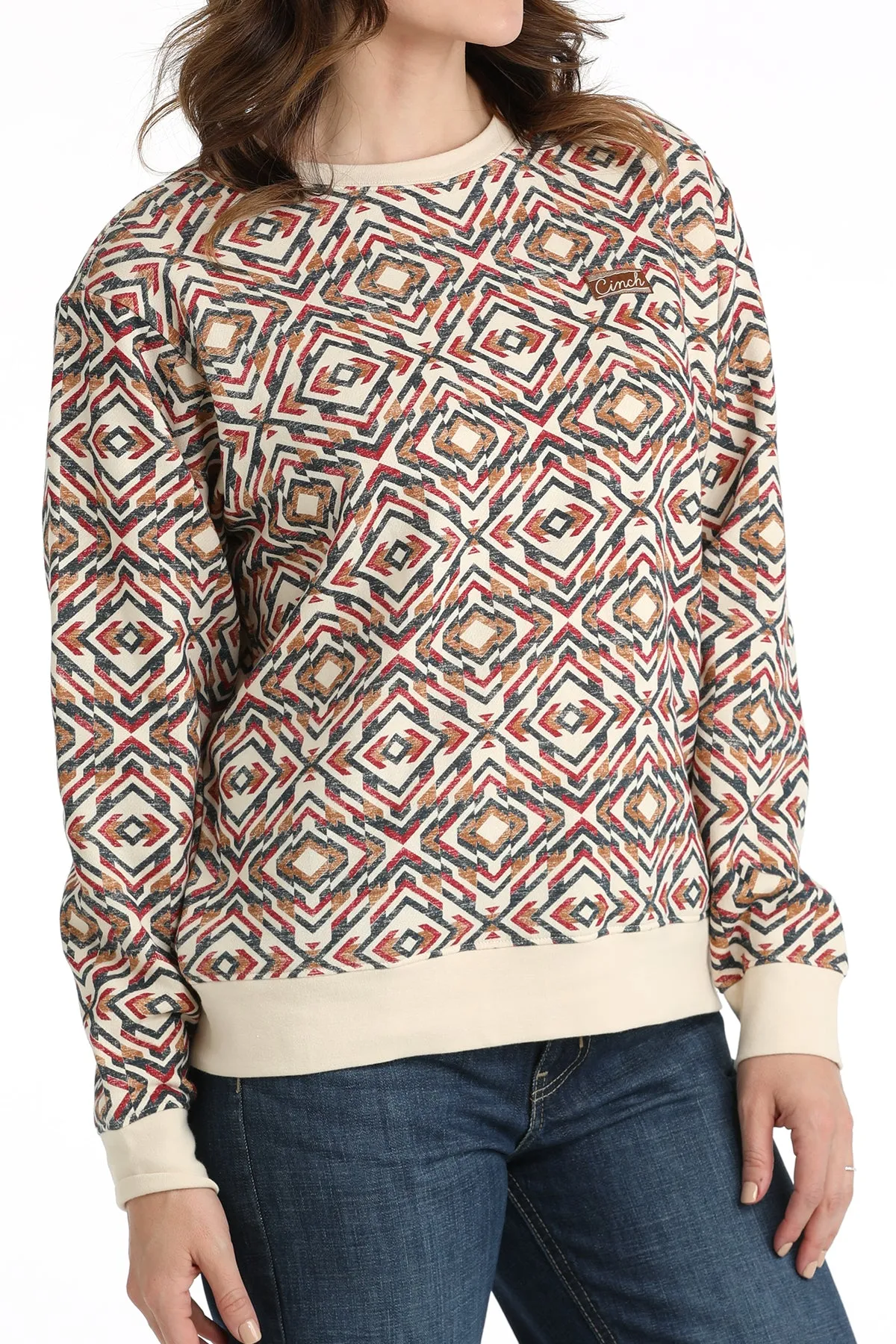 Cinch Women's Multi French Terry Sweatshirt