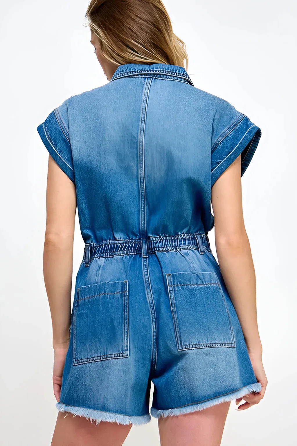 COMFY DENIM ROMPER