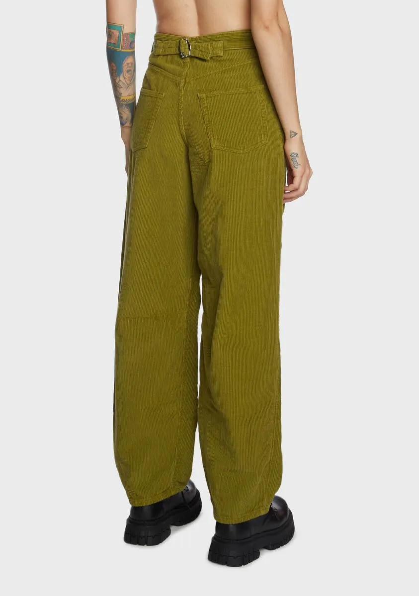 Corduroy Logan Cinch Back Pants